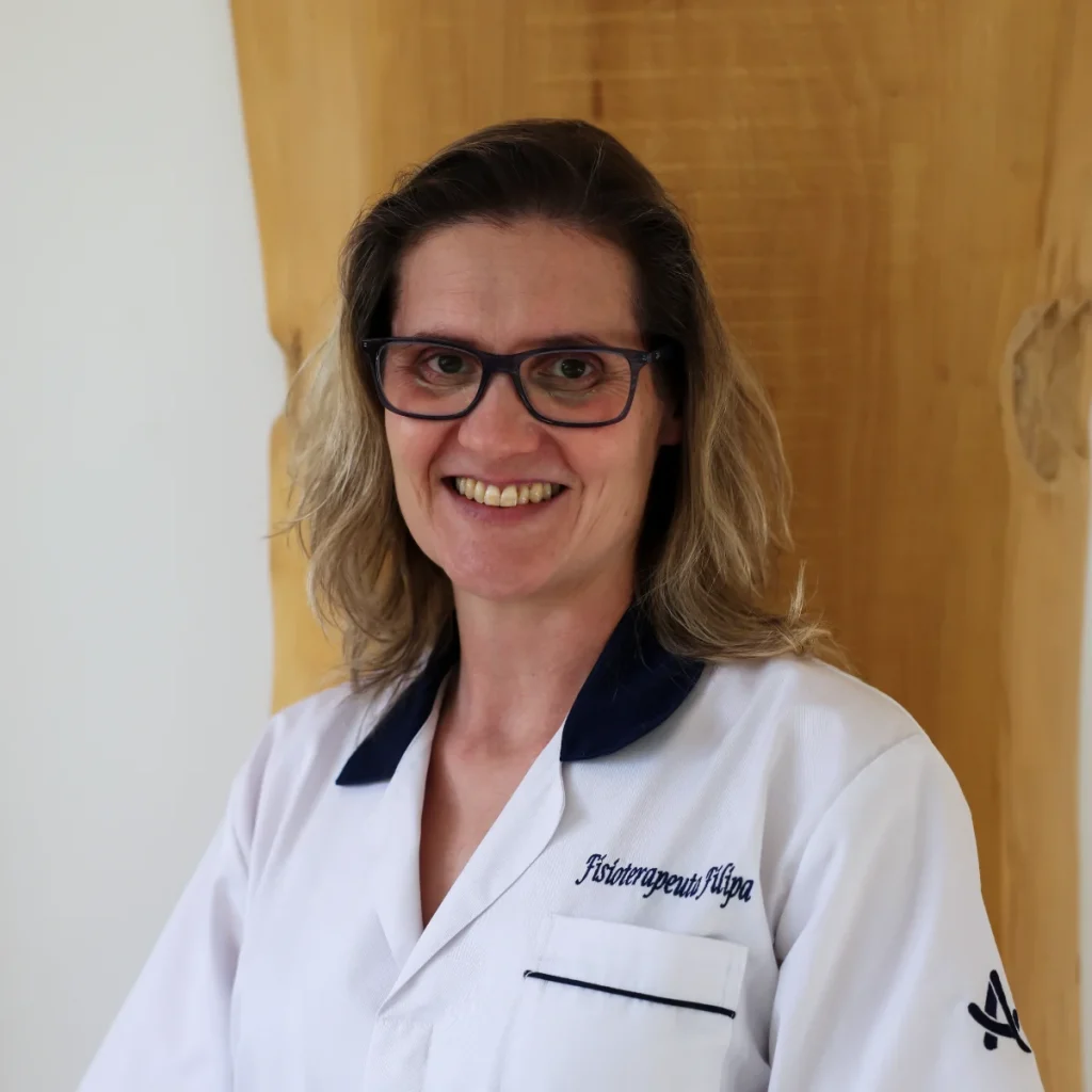 Fisioterapeuta Filipa Fonseca, na Clínica da alameda, na Guarda